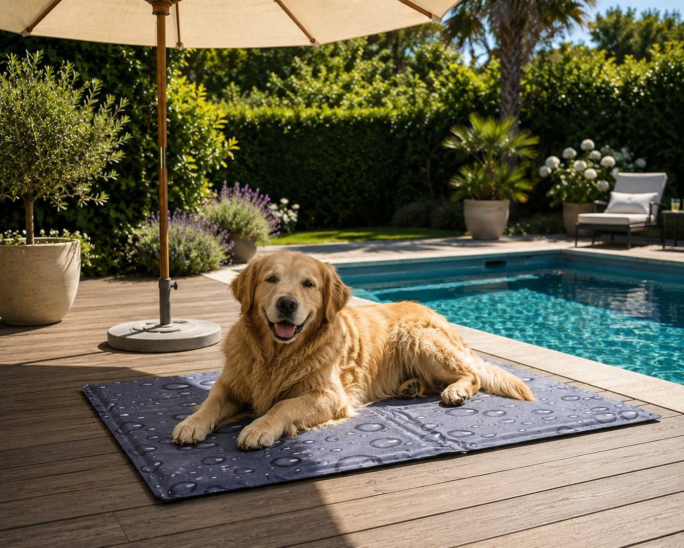 Tapis rafraîchissant pour chien 50 x 90 cm Fresk gris - Image 5