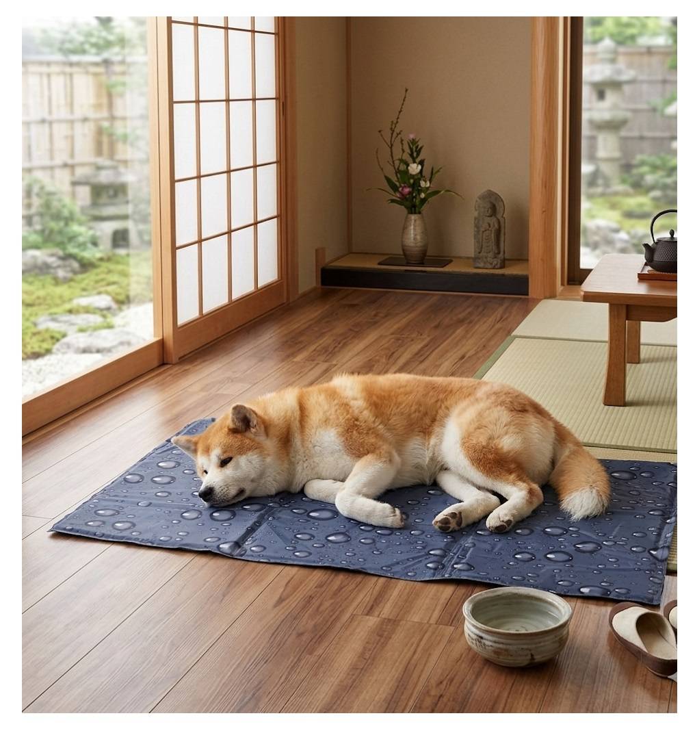 Tapis rafraîchissant pour chien 50 x 90 cm Fresk gris - Image 2
