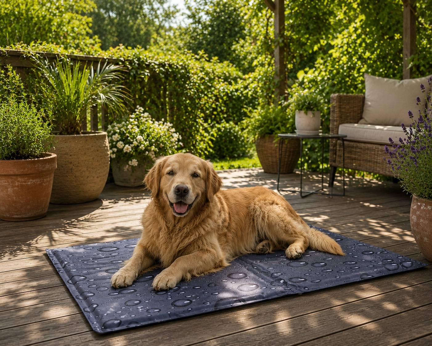 Tapis rafraîchissant pour chien 50 x 90 cm Fresk gris - Image 6