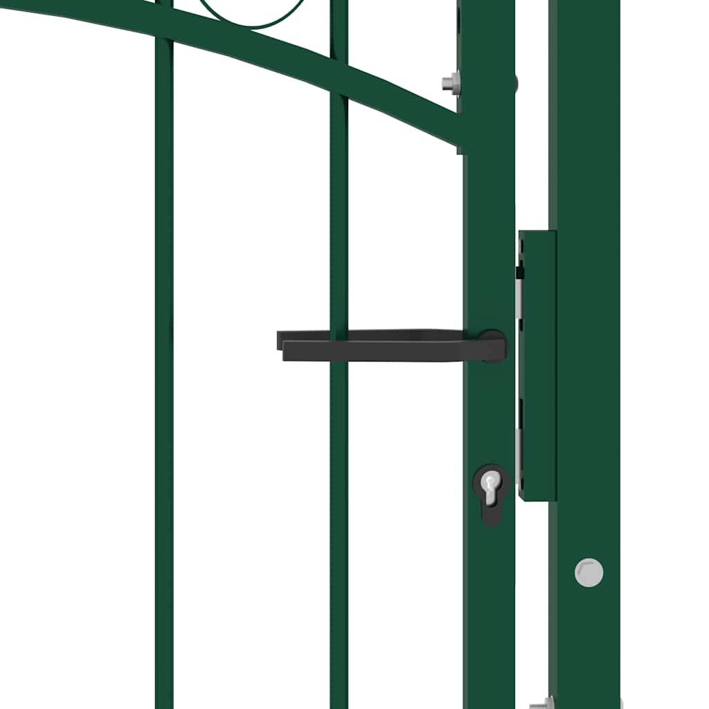 ComfortXL - Portillon d'Entrée Robuste en Acier avec Pointes pour Clôture Verte 100x175 cm – ComfortXL Outdoor Living - Image 4