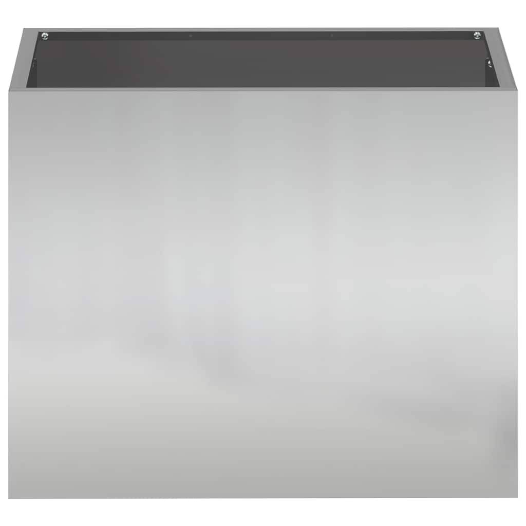 Maison Chic - Cache-pot, Pot De Fleurs Argent 50 x 32 x 40 cm Acier galvanisé g343 - Image 3
