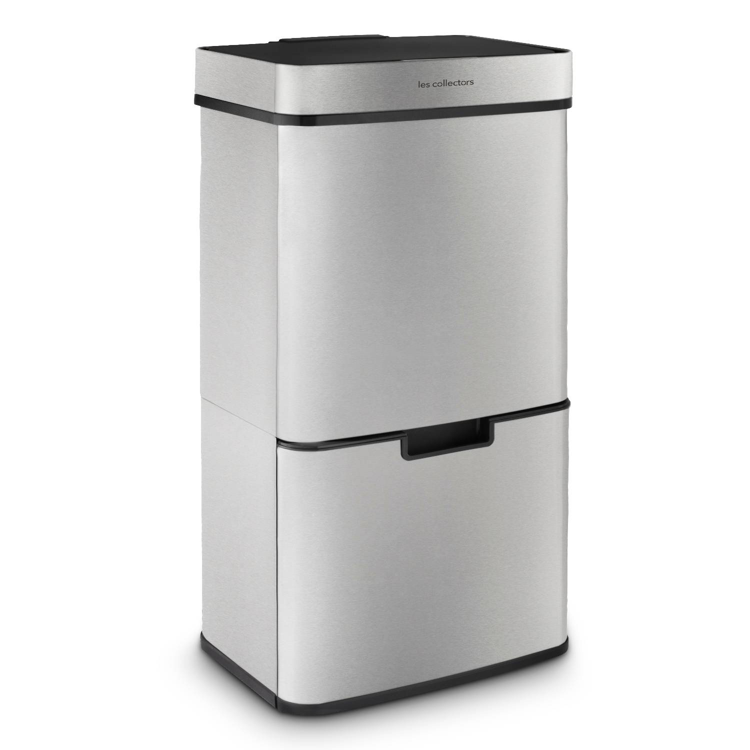 Poubelle de tri à capteur 69L, inox edition - N°1012 Les Collectors - Image 2