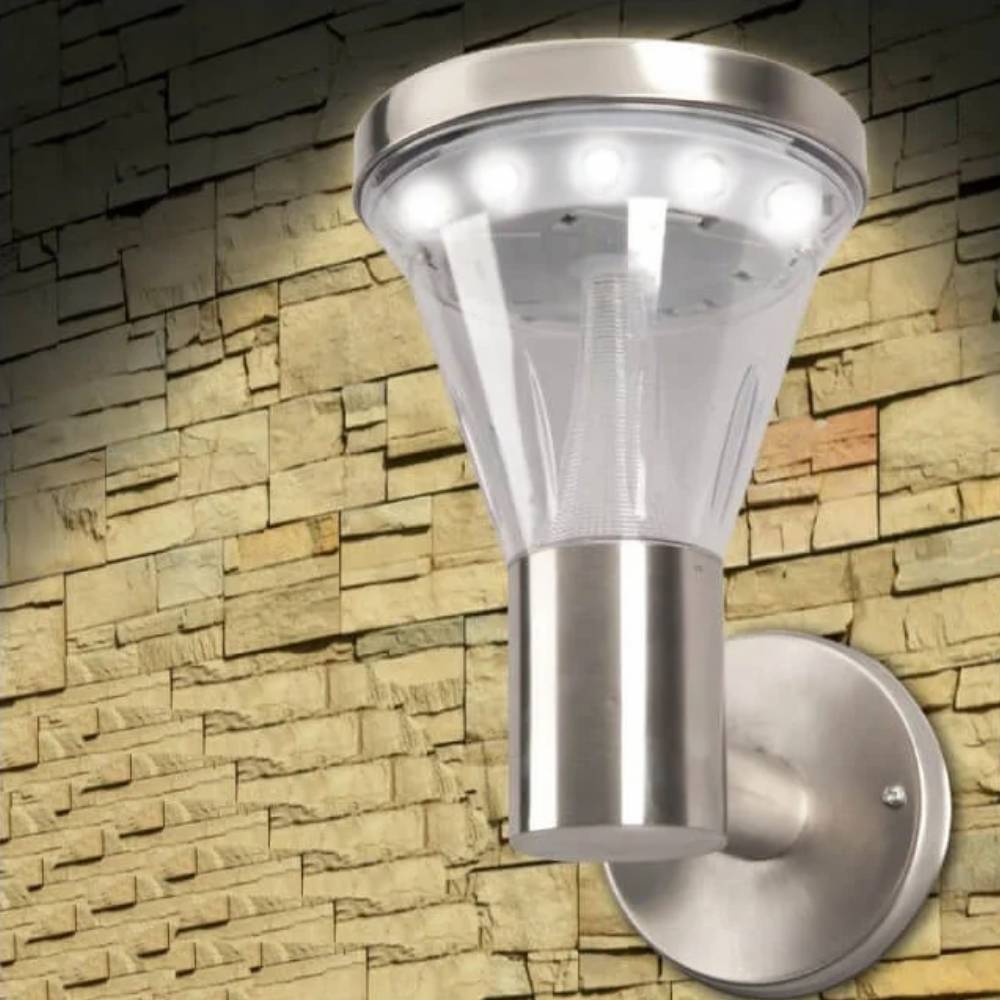 Lampe solaire jardin 13 LED 14x45,7 cm – Fixation murale ou au sol, éclairage puissant 40 lumens - TERRE JARDIN - Image 3