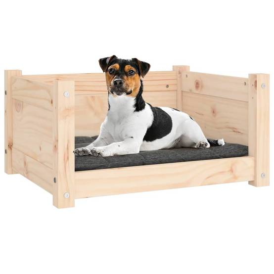 Panier pour chien bois de pin naturel 55.5 x 45.5 x 28 cm - PANGIVO - Image 4