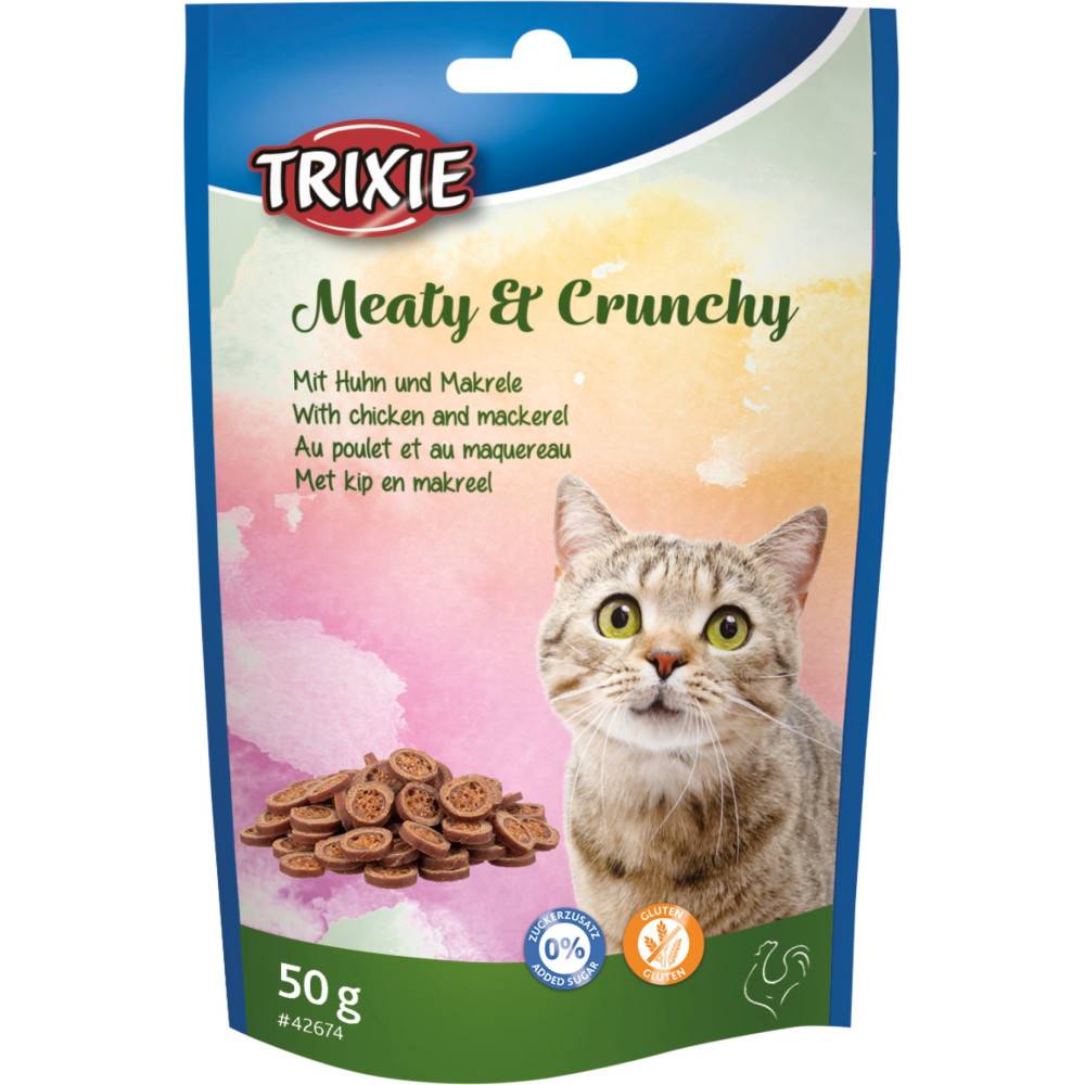 Trixie - Trixie - Friandises au poulet & maquereau 50 g pour chat - Image 1