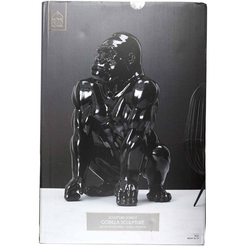 The Home Deco Factory - Gorille accroupi en résine 46 cm - Image 3