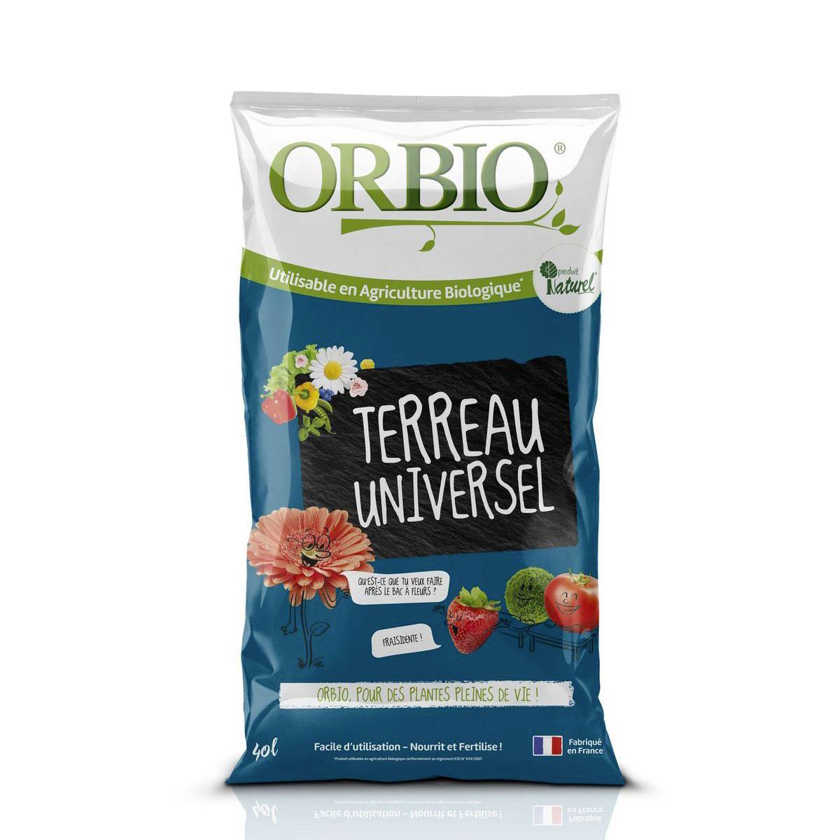 Terreau universel Orbio - 40L - Image 1