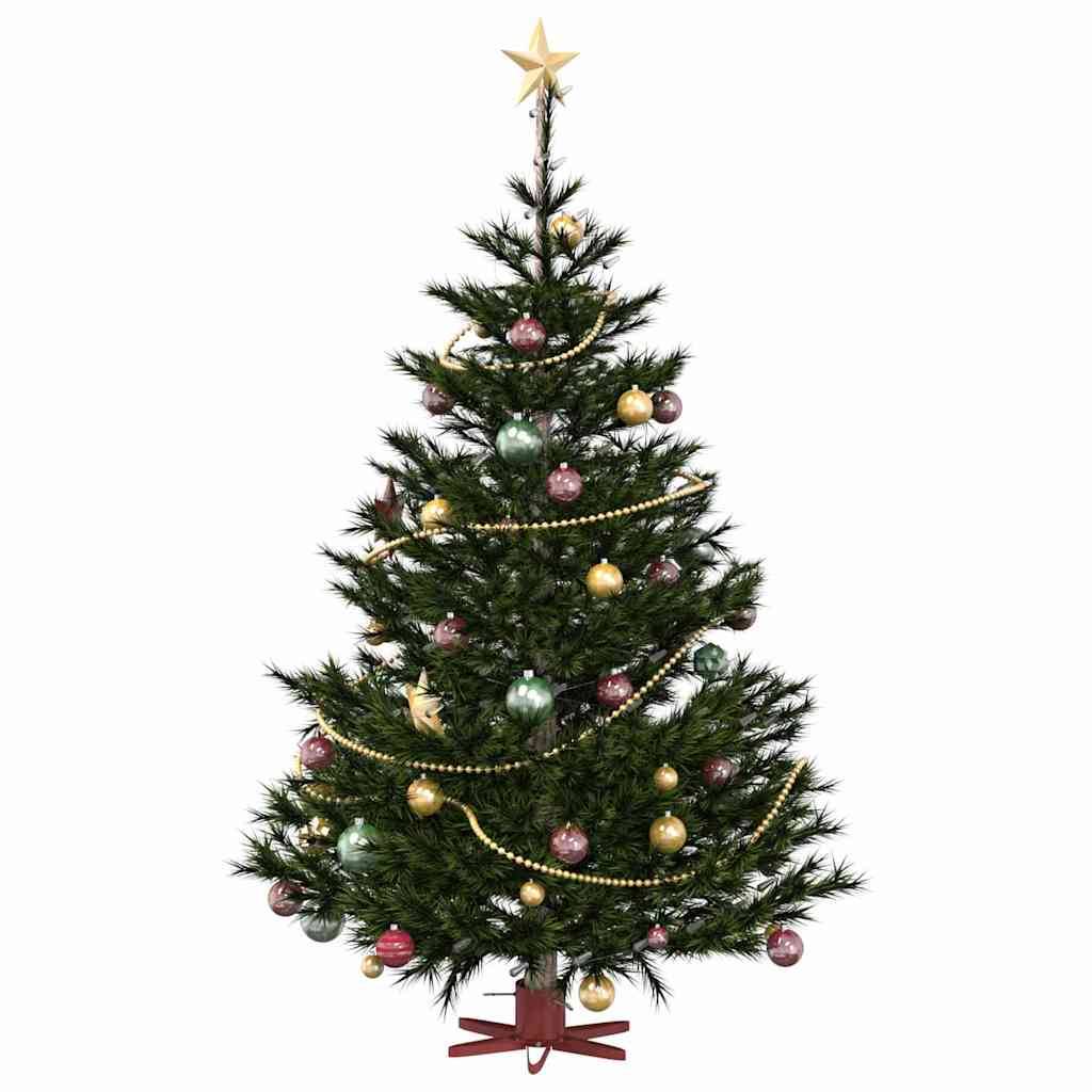 Vidaxl - Pied de Sapin de Noël 1.73 Rouge 50 x 50 x 15,5 cm Acier vidaXL 42019199 - Image 4