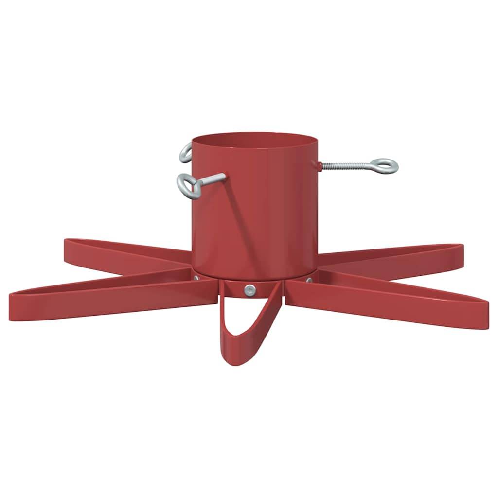 Vidaxl - Pied de Sapin de Noël 1.73 Rouge 50 x 50 x 15,5 cm Acier vidaXL 42019199 - Image 7