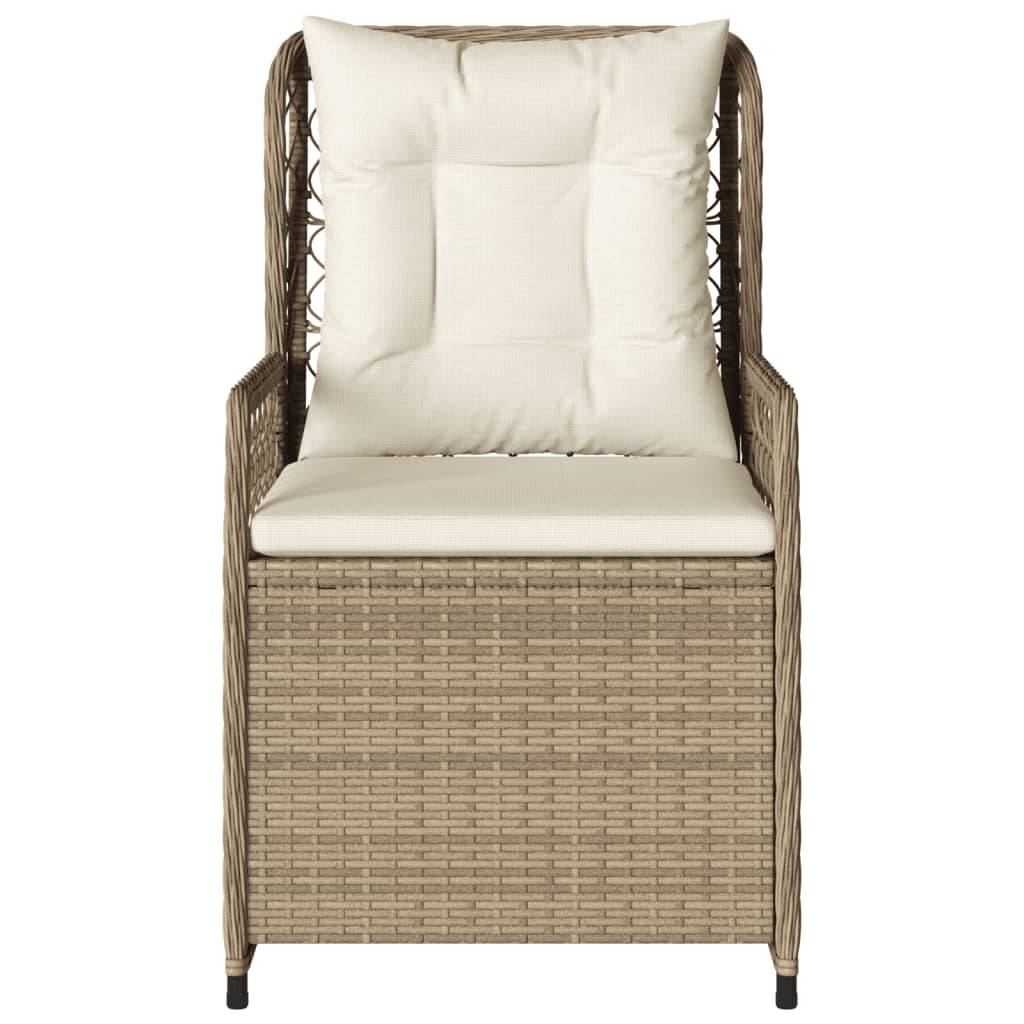 Chaise bois composite 2 places rotin beige  55 x 60 x 93 cm  - Prolenta premium  p3152.5 - Image 5