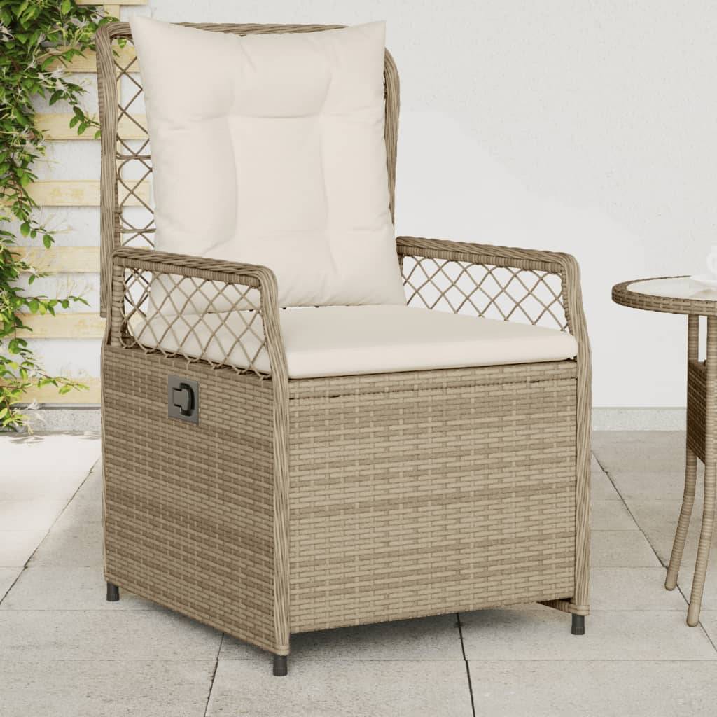 Chaise bois composite 2 places rotin beige 55 x 60 x 93 cm - Prolenta premium p3152.5 - Image 2