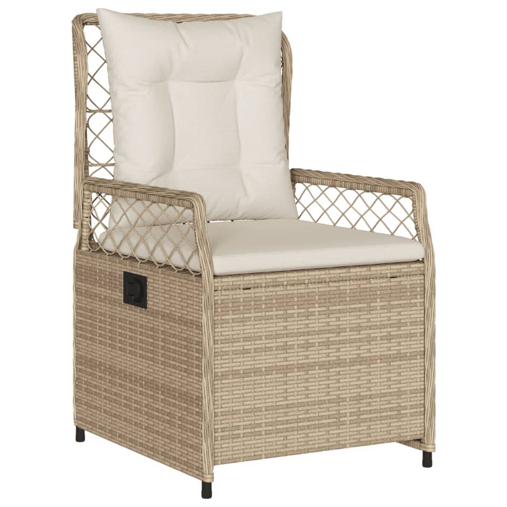 Chaise bois composite 2 places rotin beige  55 x 60 x 93 cm  - Prolenta premium  p3152.5 - Image 4