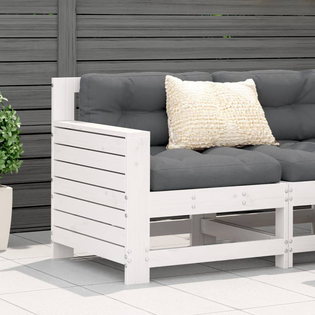 Prolenta Premium - Banc de jardin Blanc 62 X 69 cm - Prolenta Premium - Image 1