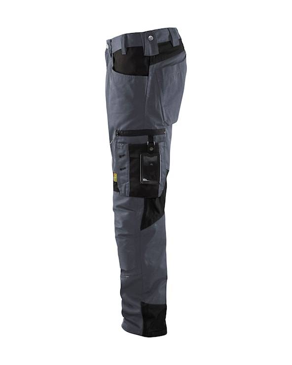 Pantalon artisan BLAKLADER Sans poches flottantes T.38 - GRIS CLAIR/NOIR - 155618609499-38 - Image 2