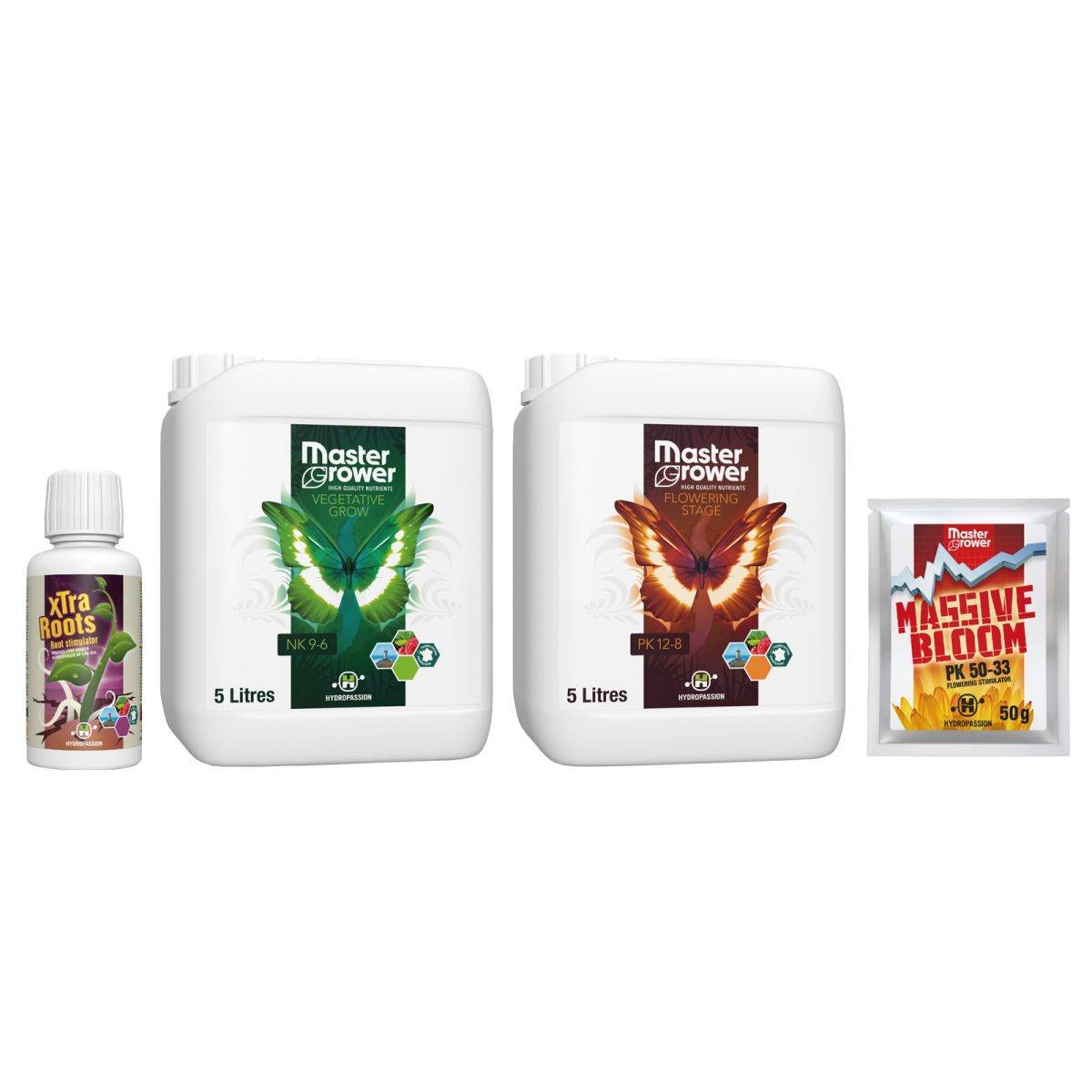 Pack engrais MASTER GROWER 5 litres - Hydropassion