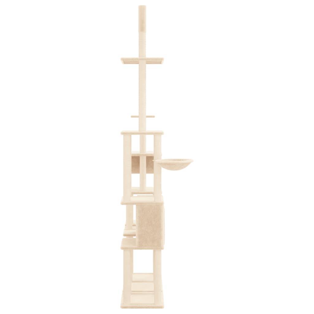Vidaxl - Arbre à chat avec griffoirs en sisal Crème 279 cm vidaXL 171615 - Image 4