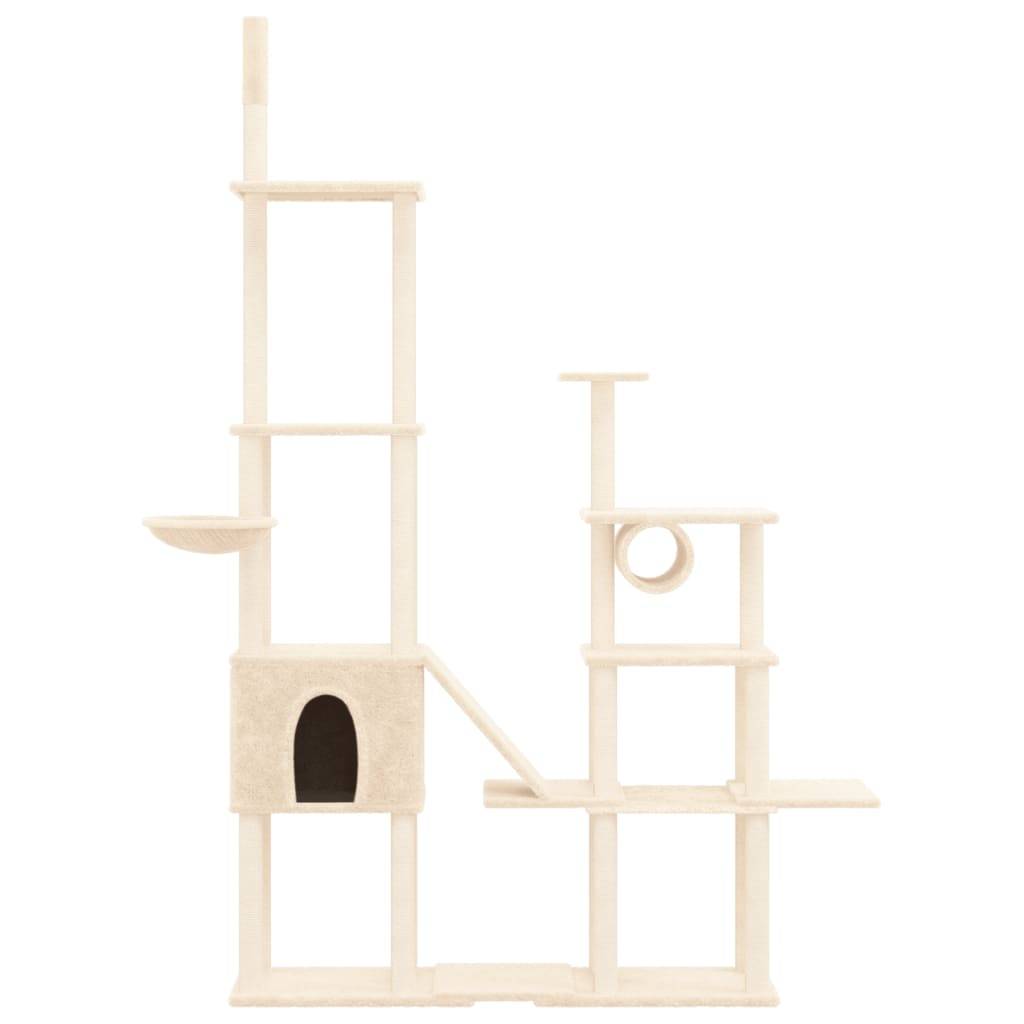 Vidaxl - Arbre à chat avec griffoirs en sisal Crème 279 cm vidaXL 171615 - Image 6