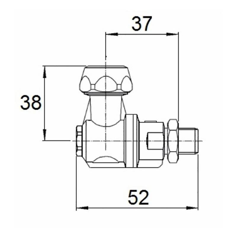 Porte buse 1/4" M - Ecrou de buse Ø18 - Image 2
