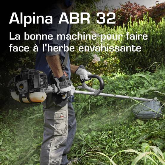 Alpina - Débroussailleuse ABR 32, 32,6 cm³, poignée Loop, tête Tap & Go et lame 3 dents - Alpina - Image 2
