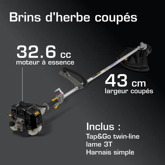 Alpina - Débroussailleuse ABR 32, 32,6 cm³, poignée Loop, tête Tap & Go et lame 3 dents - Alpina - Image 3