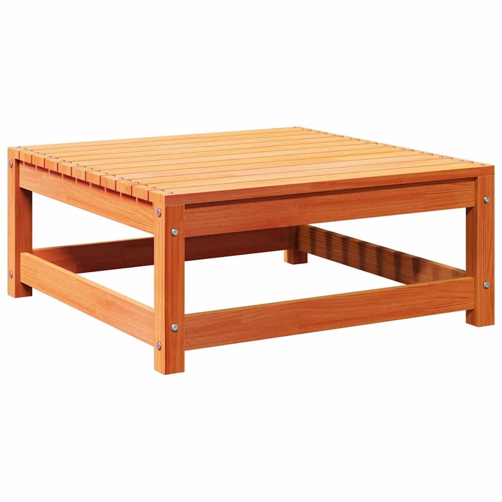 Vidaxl - Repose-pied de jardin cire marron 70x70x30cm bois de pin massif vidaXL 837939 - Image 7