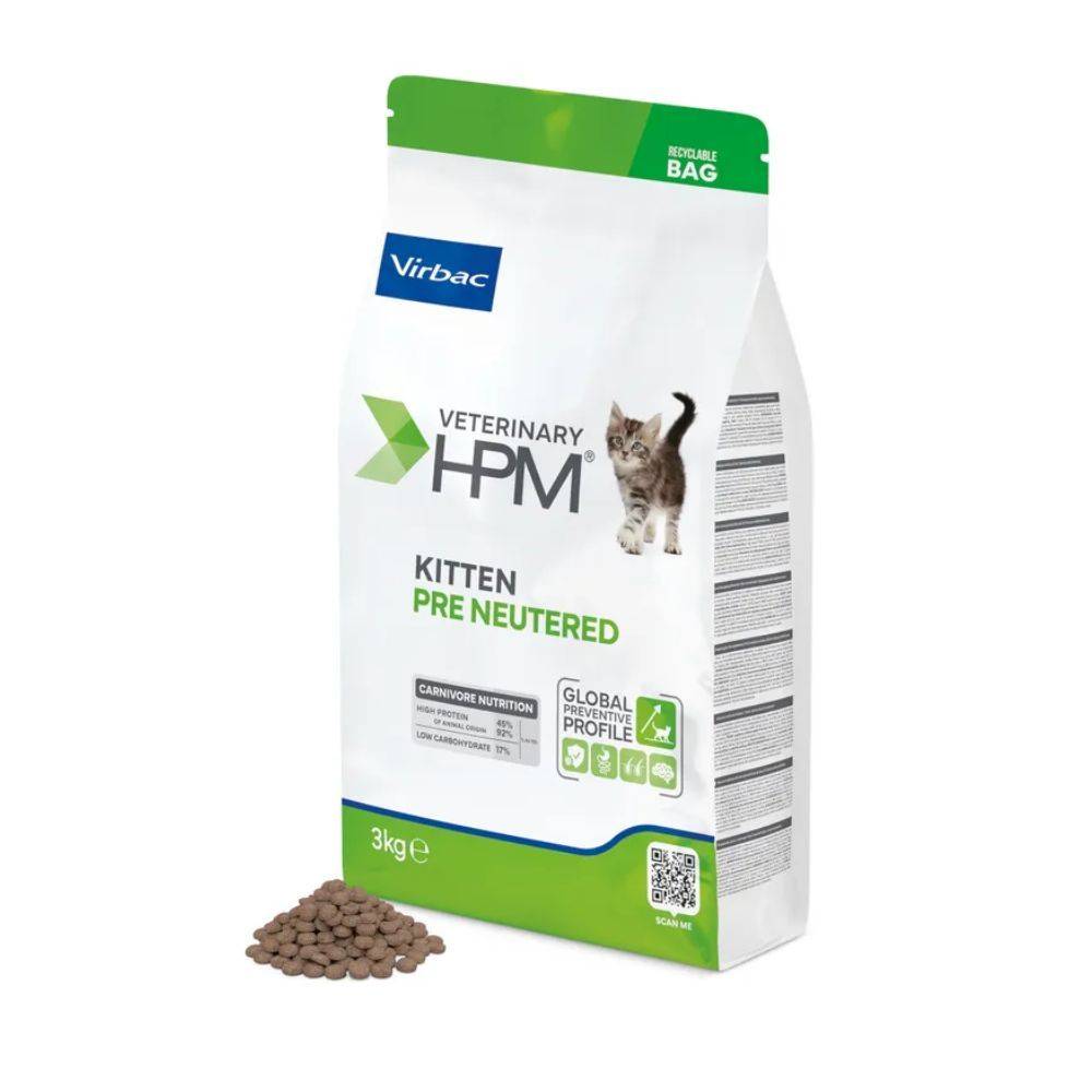 Croquettes Virbac HPM Baby Pre Neutered pour chaton Sac 3 kg - Image 2