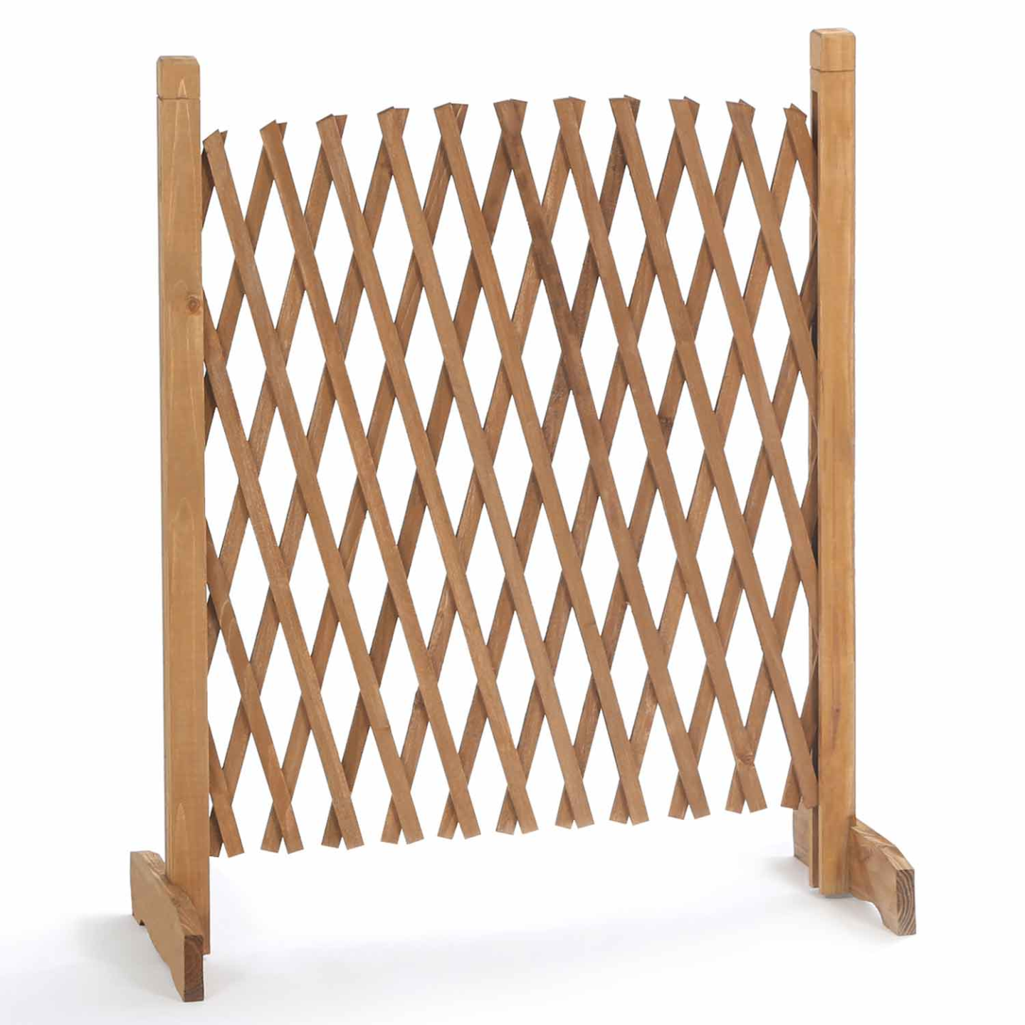 Barrière extensible bois treillis 30 à 150 cm - Image 2