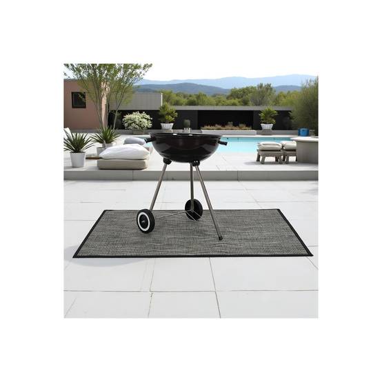 The Home Deco Factory - Tapis de Barbecue "Protect" 100x120cm Noir - Image 5