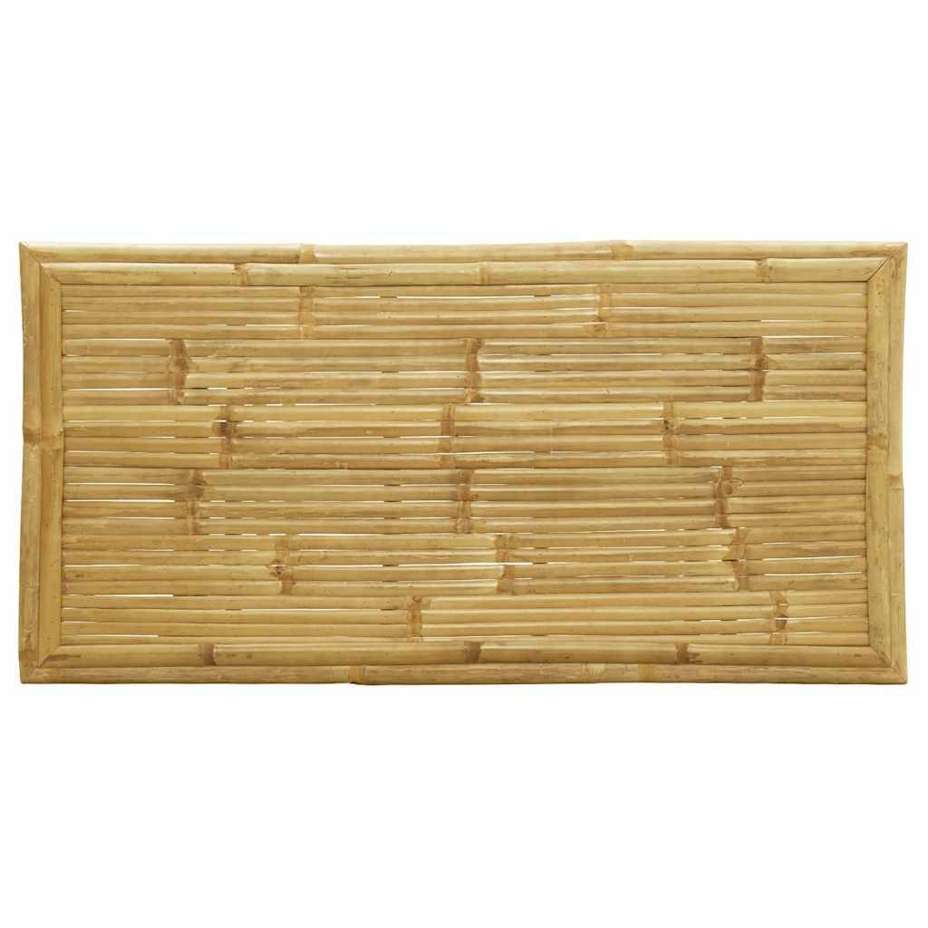 Vidaxl - Ensemble de bistro pliante 5 pcs-Salons de jardin et coussins gris foncé bambou - Image 10