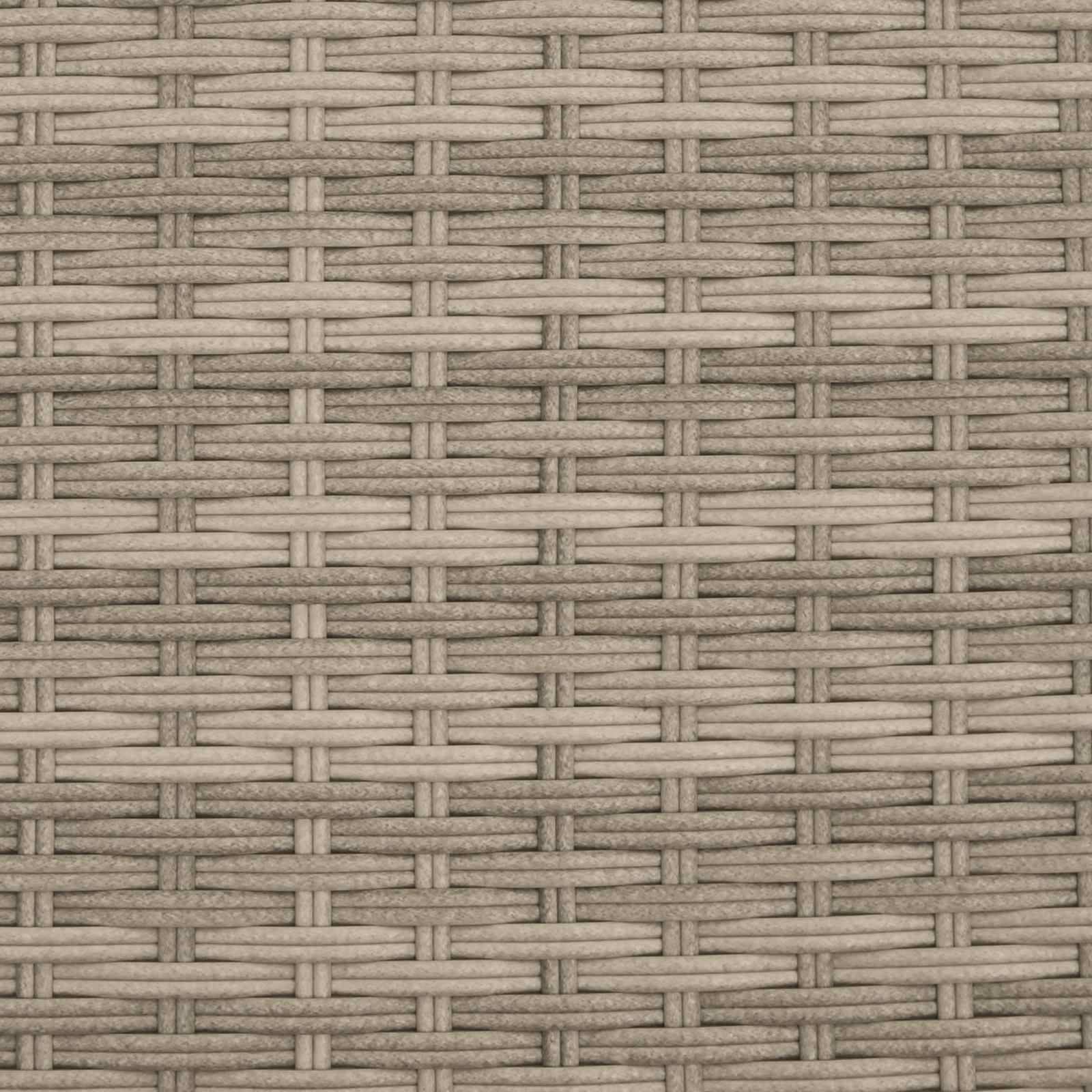 ComfortXL - Canapé de jardin polyrotin pour extérieur parasol inclinable gris foncé - ComfortXL Outdoor Living - Image 6