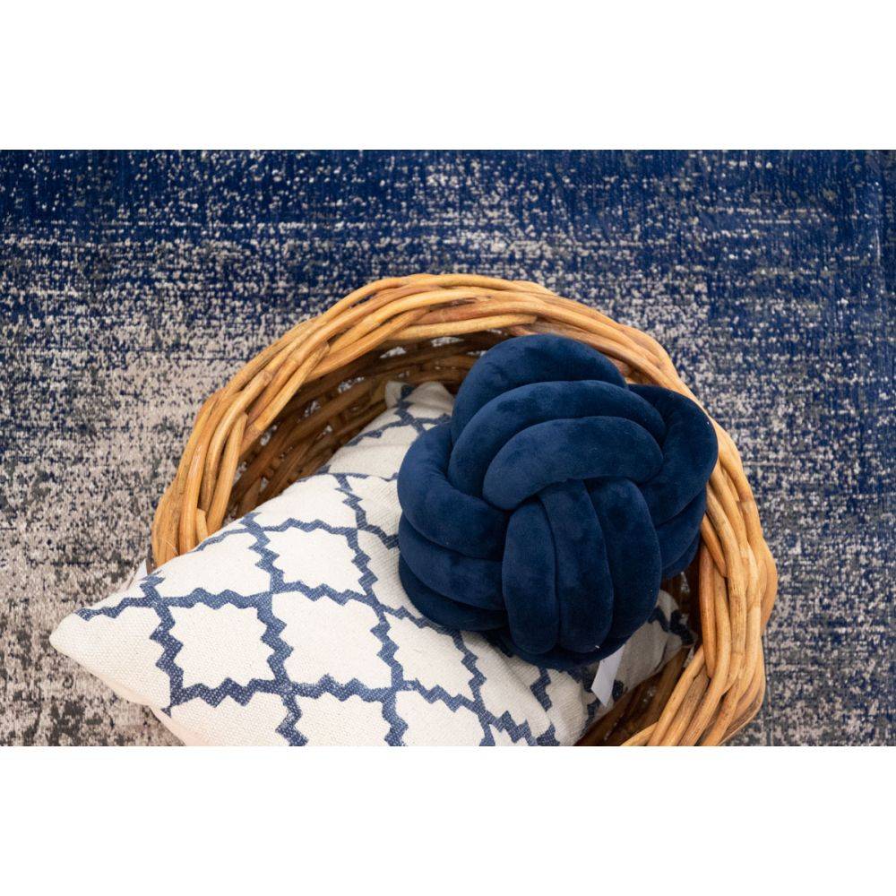 Aubry Gaspard - Coussin en velours Noeud 25 cm - Image 4