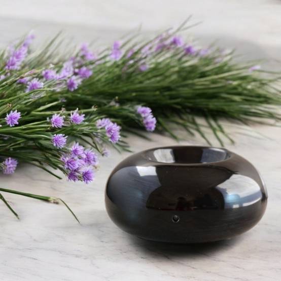 Zen'Arôme Diffuseur par Chaleur Douce Cérazen Noir - Brûleur Aromathérapie Discret - Adapté aux Huiles Essentielles - Silencieux - Image 5
