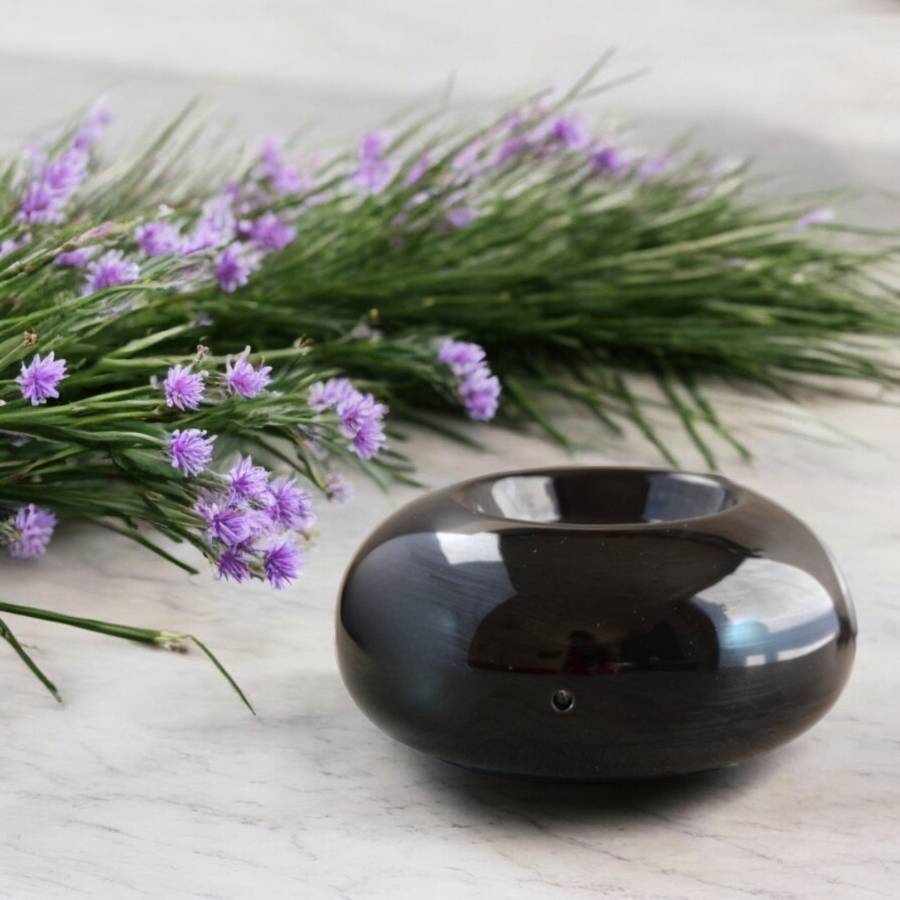 Zen'Arôme Diffuseur par Chaleur Douce Cérazen Noir - Brûleur Aromathérapie Discret - Adapté aux Huiles Essentielles - Silencieux - Image 5