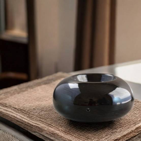 Zen'Arôme Diffuseur par Chaleur Douce Cérazen Noir - Brûleur Aromathérapie Discret - Adapté aux Huiles Essentielles - Silencieux - Image 8