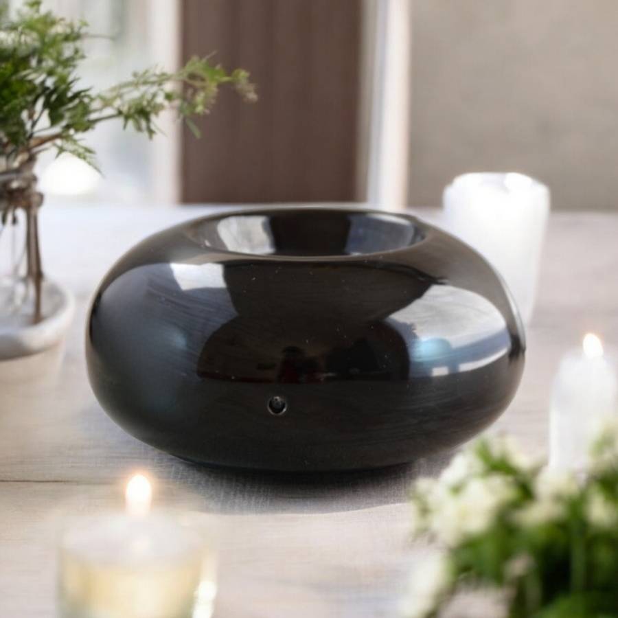 Zen'Arôme Diffuseur par Chaleur Douce Cérazen Noir - Brûleur Aromathérapie Discret - Adapté aux Huiles Essentielles - Silencieux - Image 10