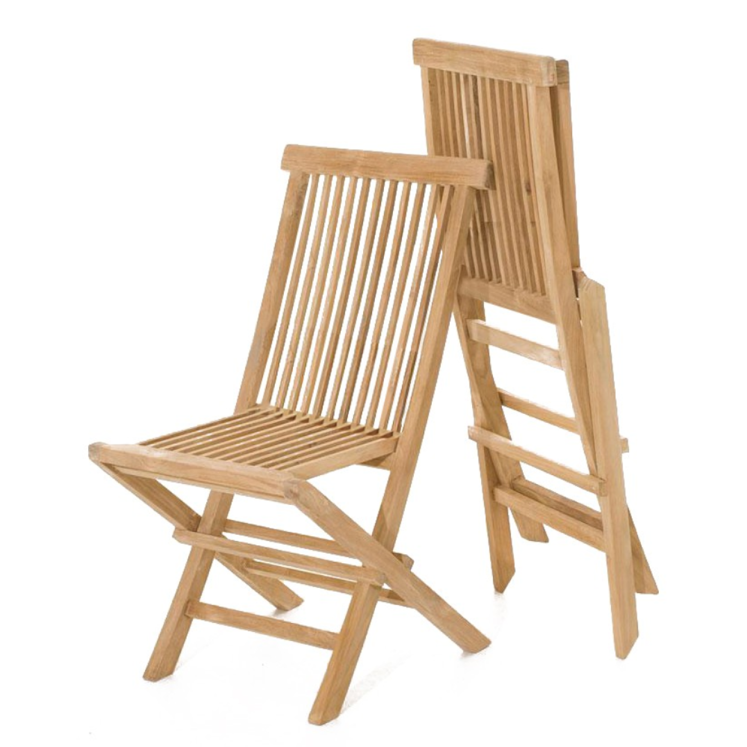 Salon de jardin Teck massif 8 à 10 personnes - Table ovale + 8 chaises KAJANG - Image 6