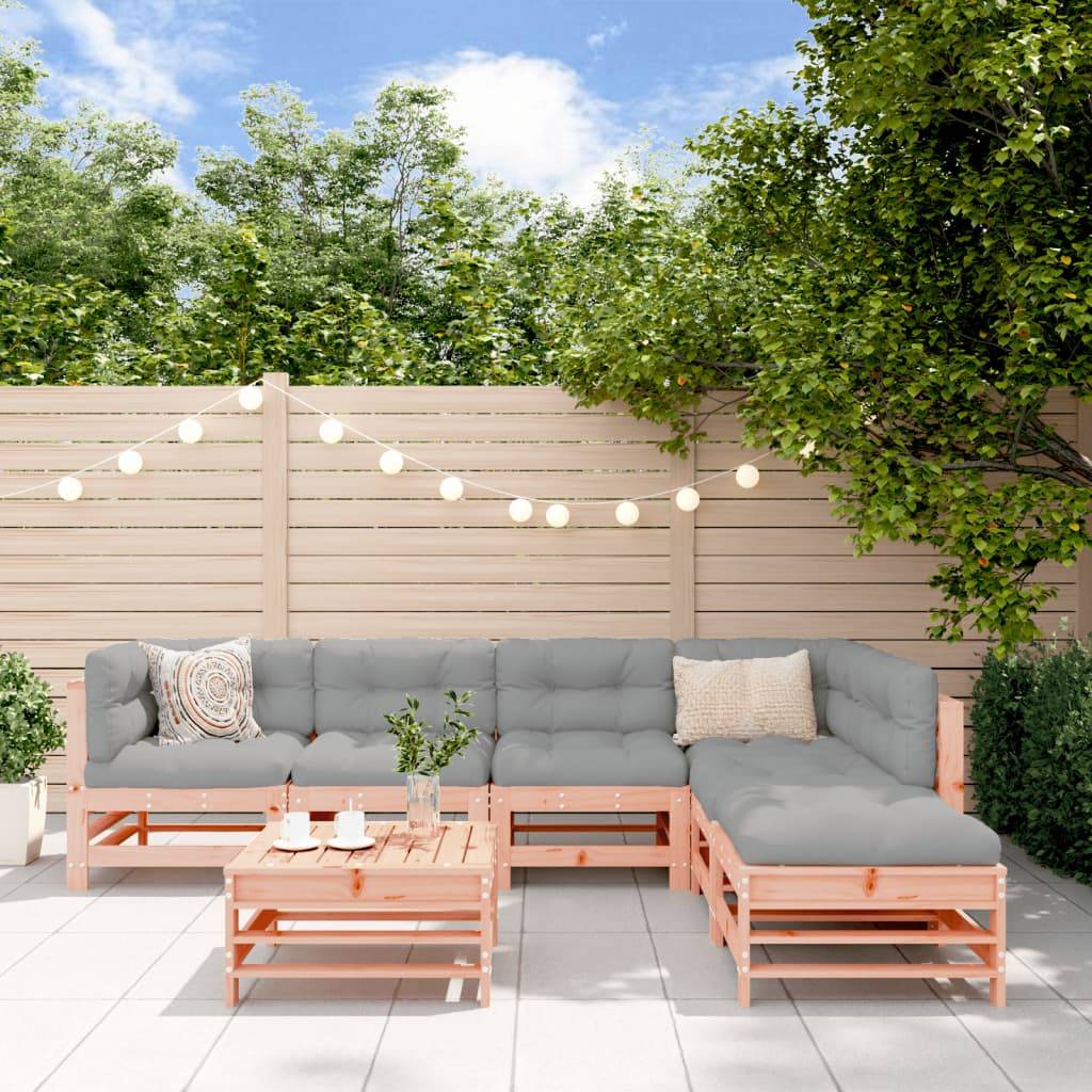 Vidaxl - Salon de jardin 7 pcs bois massif douglas vidaXL 3186443 - Image 1