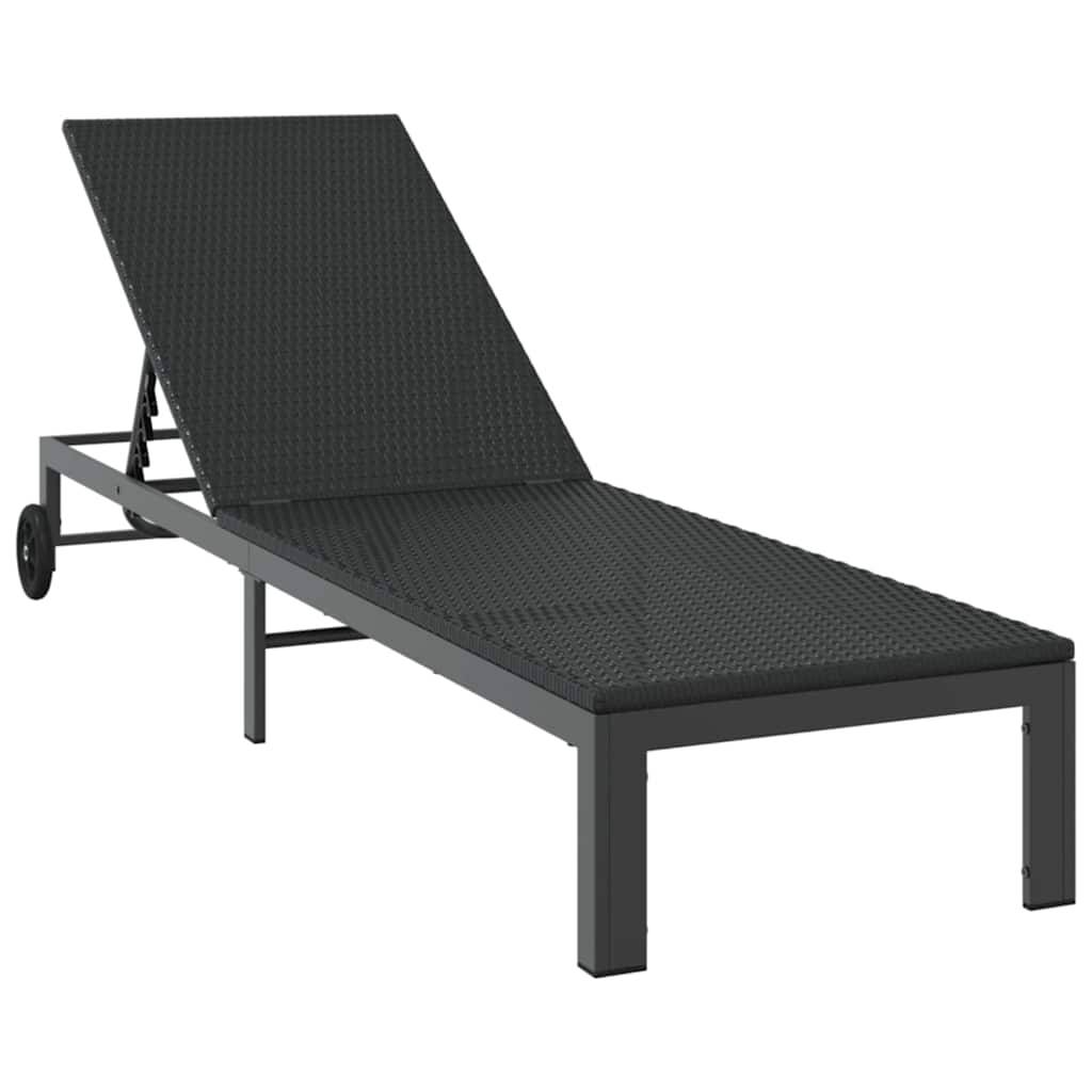 Vidaxl - Transat polyrotin Noir vidaXL 42004129 - Image 2