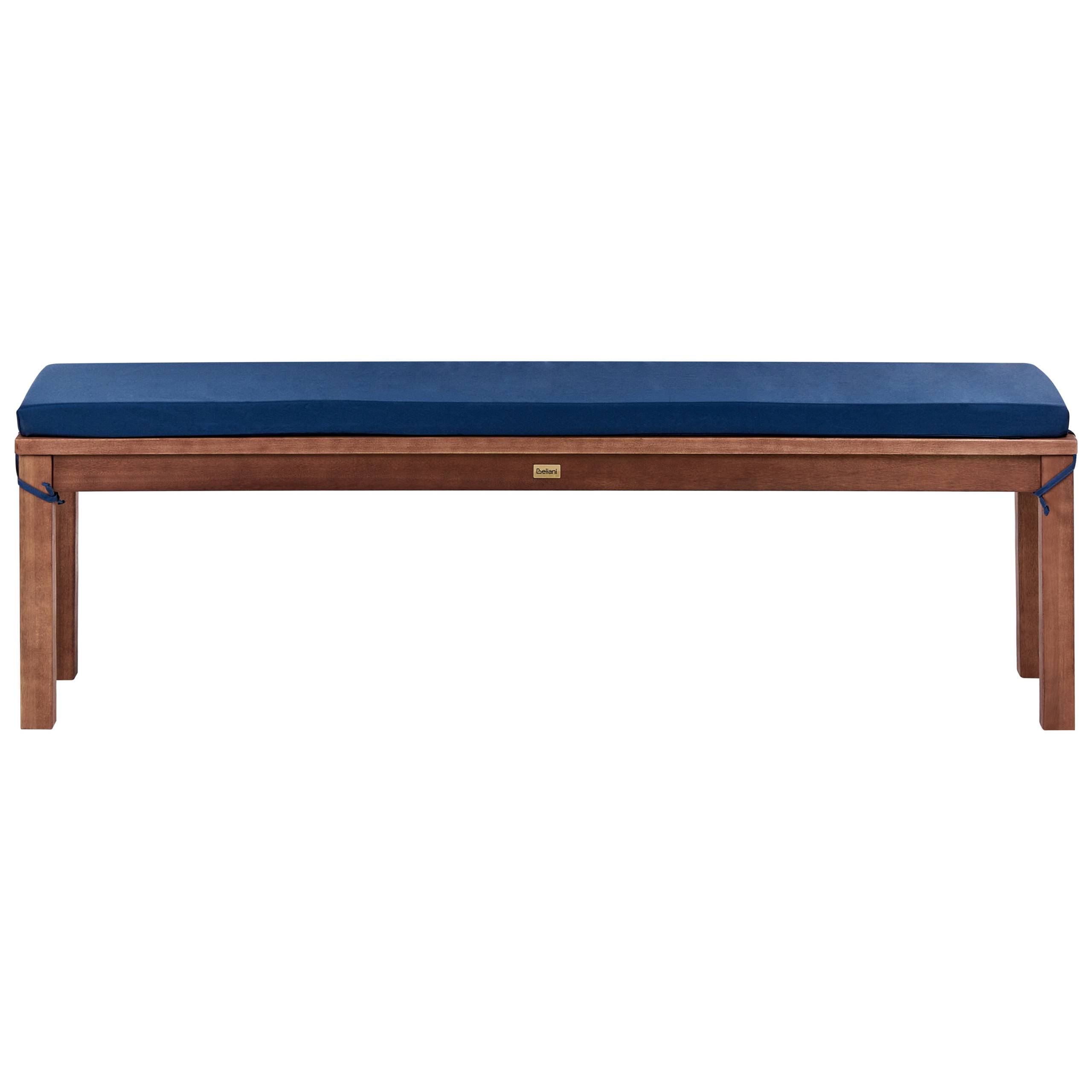 Beliani - Coussin d'assise d'extérieur Oléfine Bleu TUSCANIA - 157x34x5- Beliani - Image 4