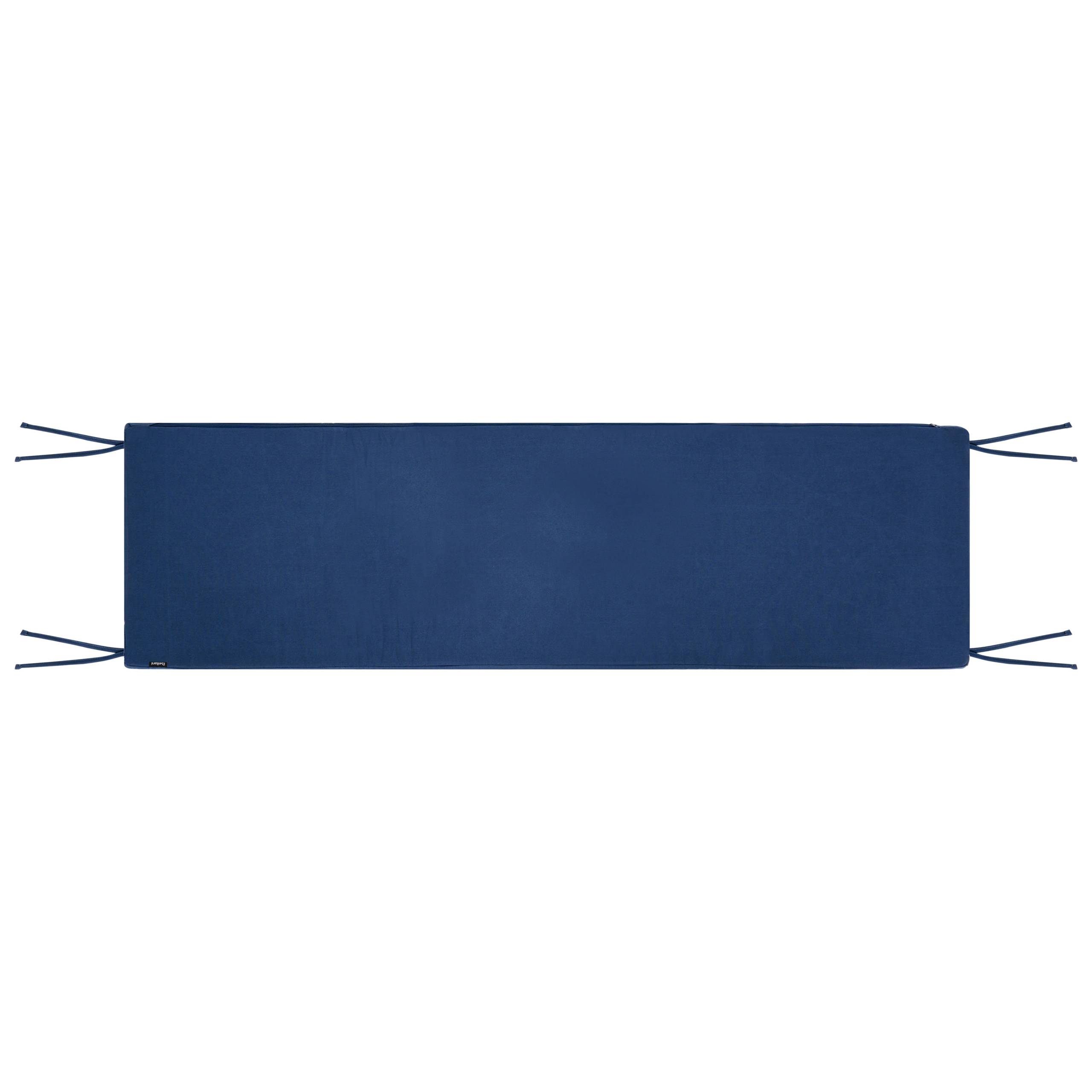 Beliani - Coussin d'assise d'extérieur Oléfine Bleu TUSCANIA - 157x34x5- Beliani - Image 6
