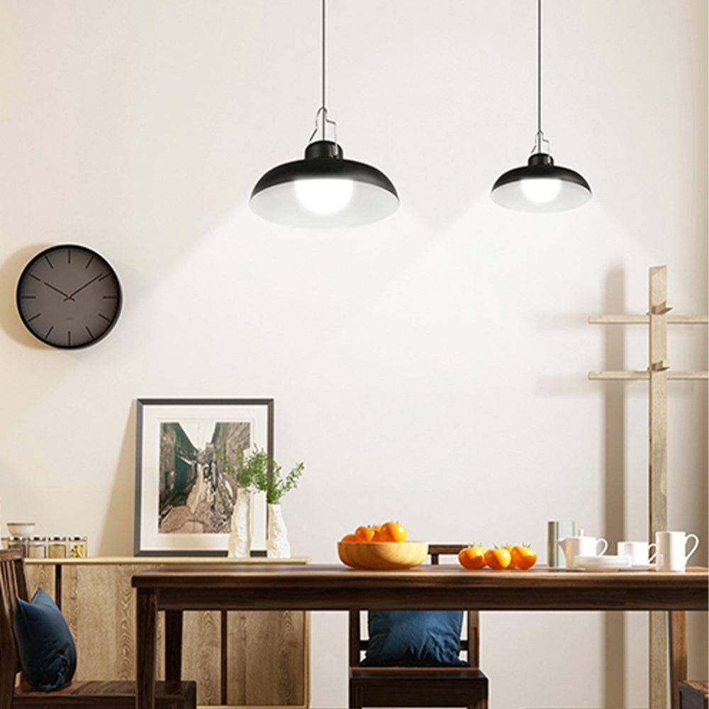 Lumisky - Suspension d'extérieur nomade solaire WAREN Noir Metal D18cm - Image 10