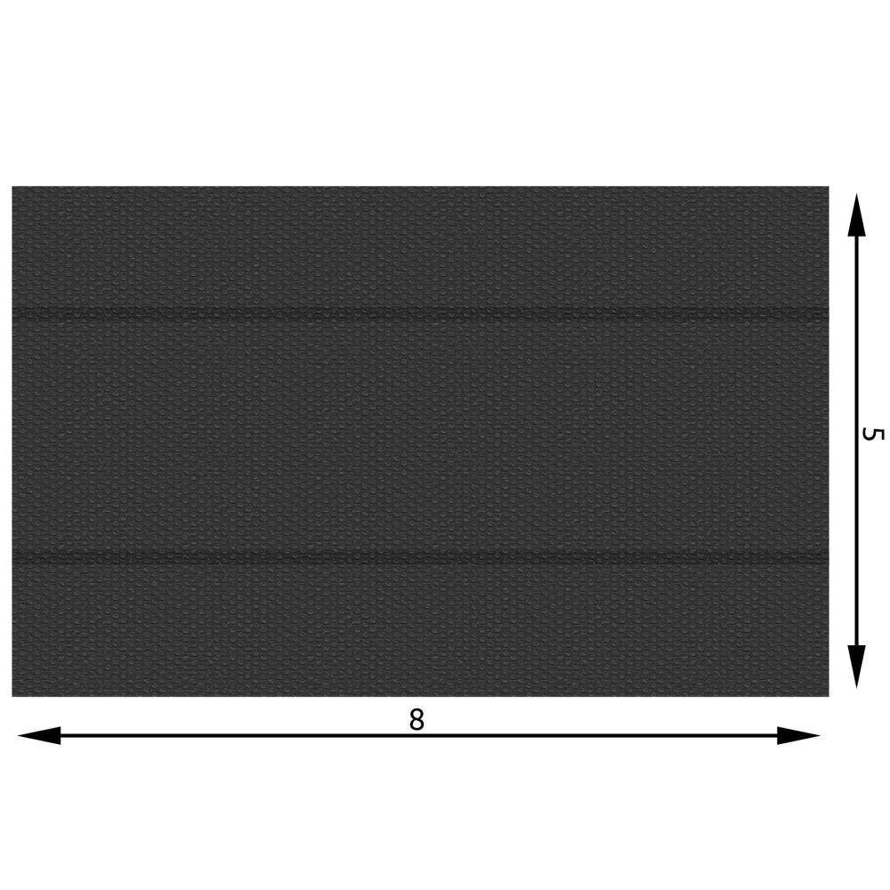 Bâche de piscine rectangulaire noire 500 x 800 cm - Image 4