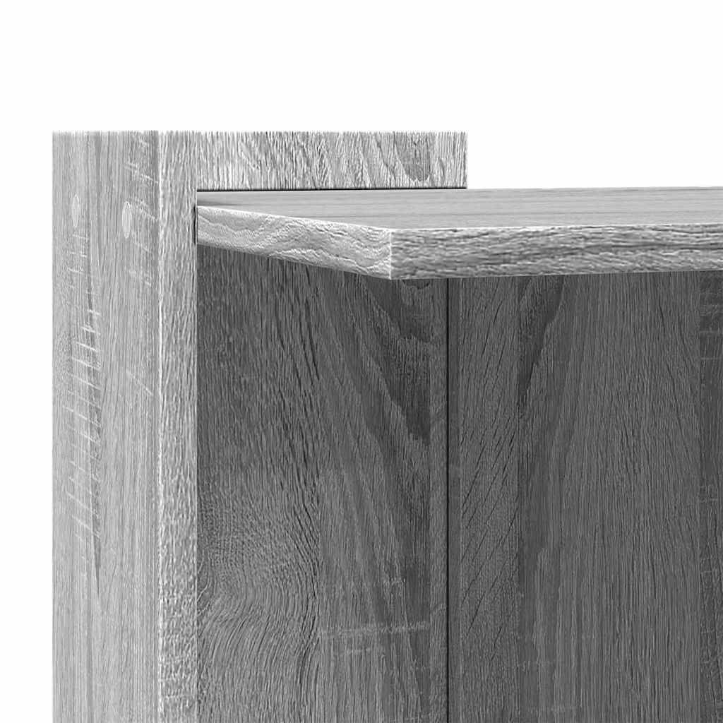 Vidaxl - Meuble de bac à litière pour chat sonoma gris bois d'ingénierie vidaXL 857756 - Image 8