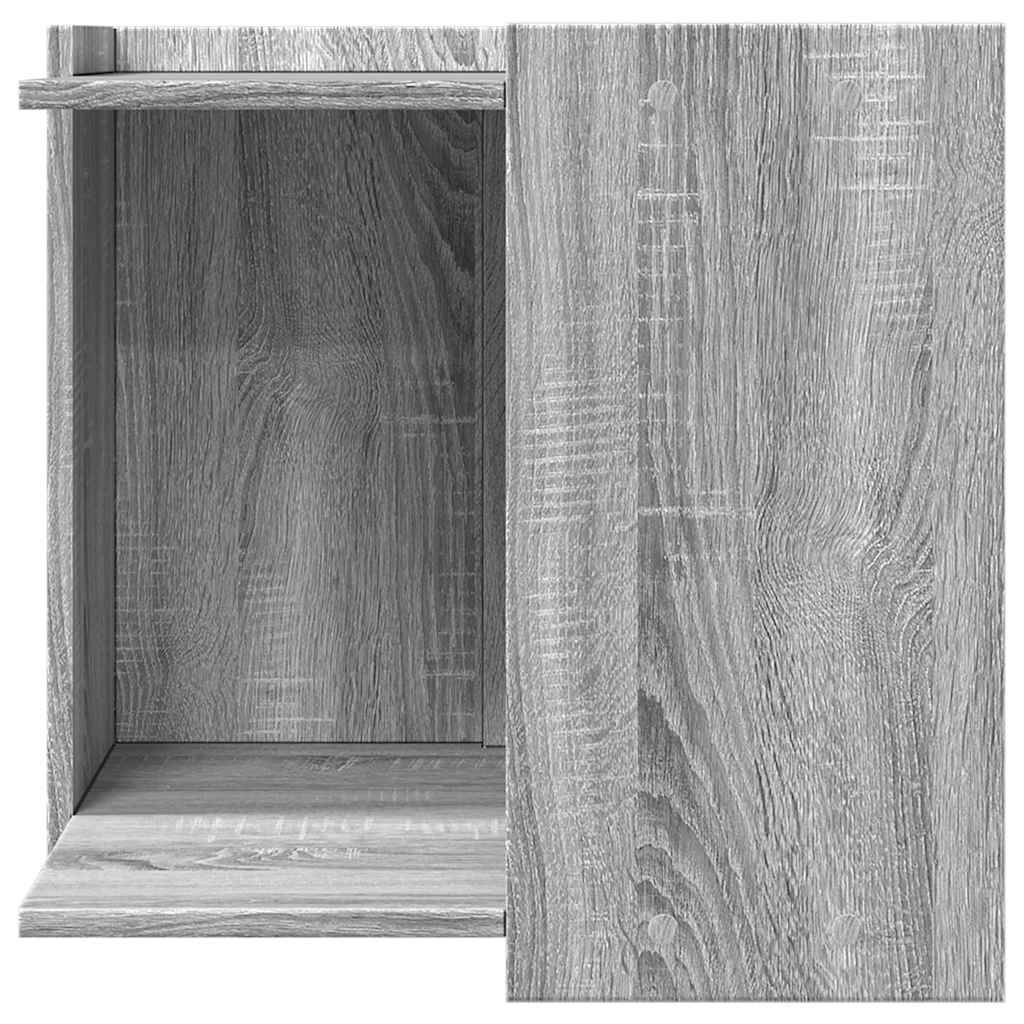 Vidaxl - Meuble de bac à litière pour chat sonoma gris bois d'ingénierie vidaXL 857756 - Image 5