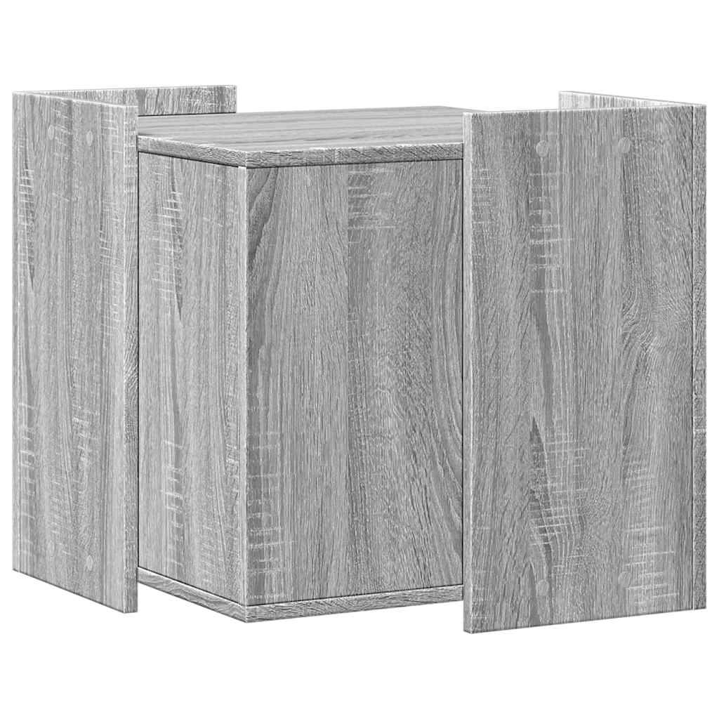 Vidaxl - Meuble de bac à litière pour chat sonoma gris bois d'ingénierie vidaXL 857756 - Image 6