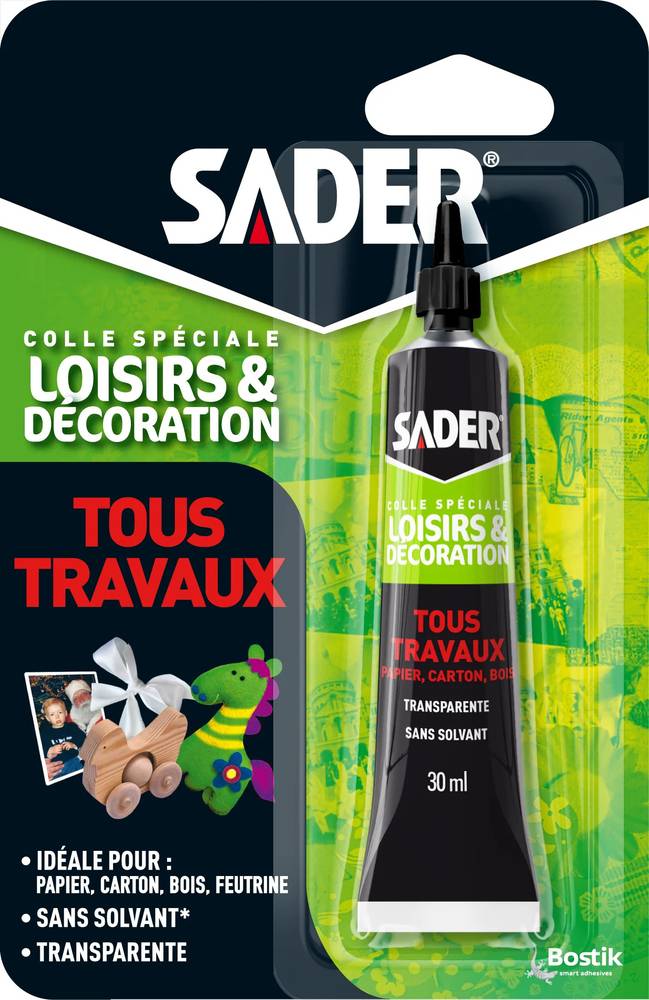 Sader - SADER COLLE TOUS TRAVAUX 30ML - Image 1