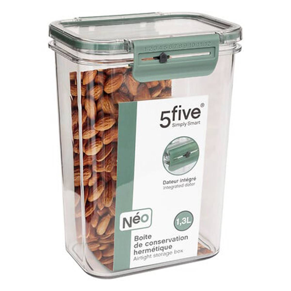 Boîte de Conservation Hermétique "Neo" 1,3L Transparent - Image 6