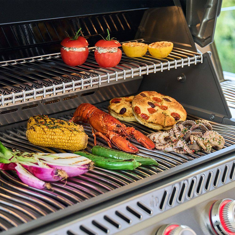 Napoleon - Barbecue à gaz Prestige PRO 665 + Sizzle Zone + Brûleur arrière - Inox - Image 4