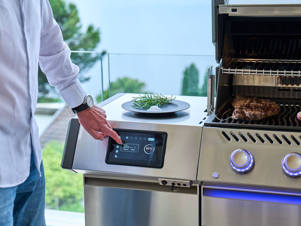 Napoleon - Barbecue à gaz Prestige PRO 665 + Sizzle Zone + Brûleur arrière - Inox - Image 8