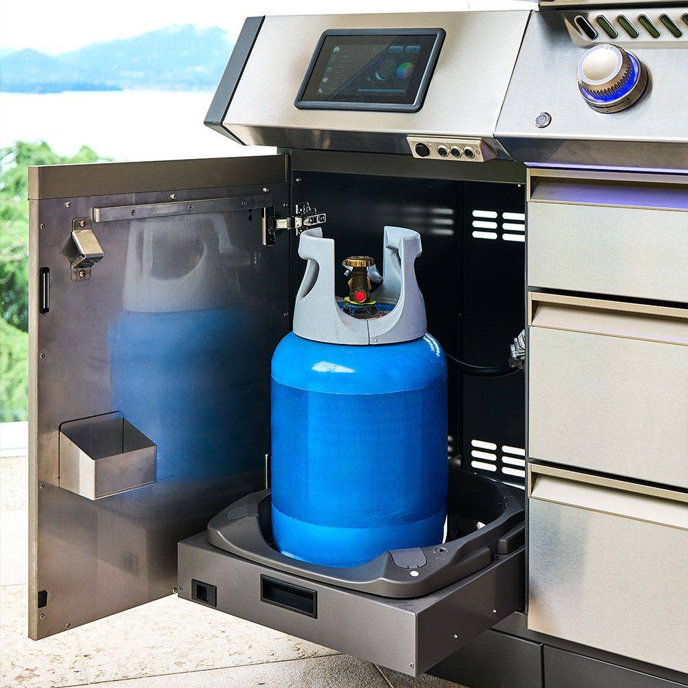 Napoleon - Barbecue à gaz Prestige PRO 665 + Sizzle Zone + Brûleur arrière - Inox - Image 6